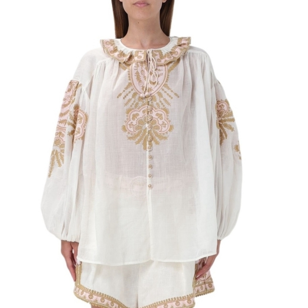 ZimmermannWAVERLY EMBROIDERED TOP Size 3 - L / XL / XXL